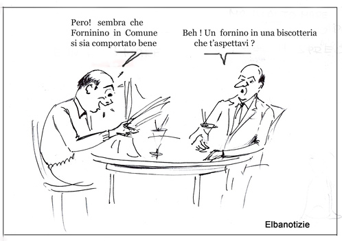   UN  CONSIGLIERE IN BISCOTTERIA