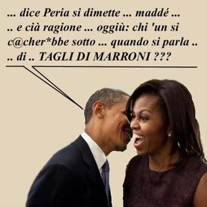  DIMISSIONI    E  MARRONI   
